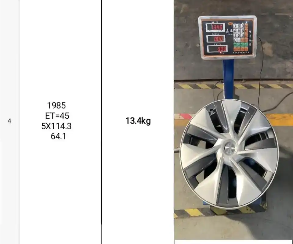 特斯拉轮毂改装 .特斯拉轮毂 ws两片式车轮 轮圈参数及重量 - 抖音