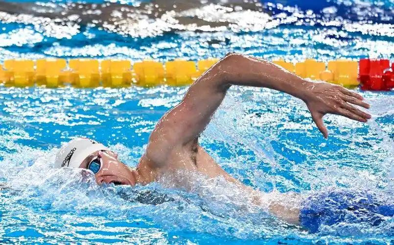 来百度app畅享高清图片新华社照片,多哈,2024年2月17日(游泳世锦赛)