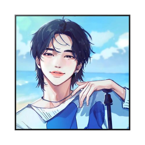 黄铉辰数字油画diy卧室轻奢装饰画闺蜜姐妹手工礼物填色油彩画画