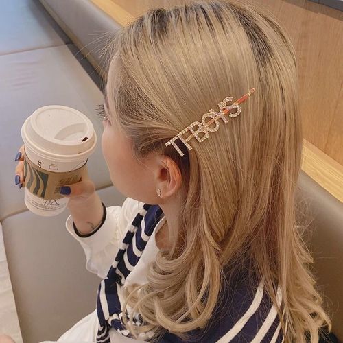 时代少年团头饰水钻发夹一字夹边夹r1se蔡徐坤ikun应援tnt时代少