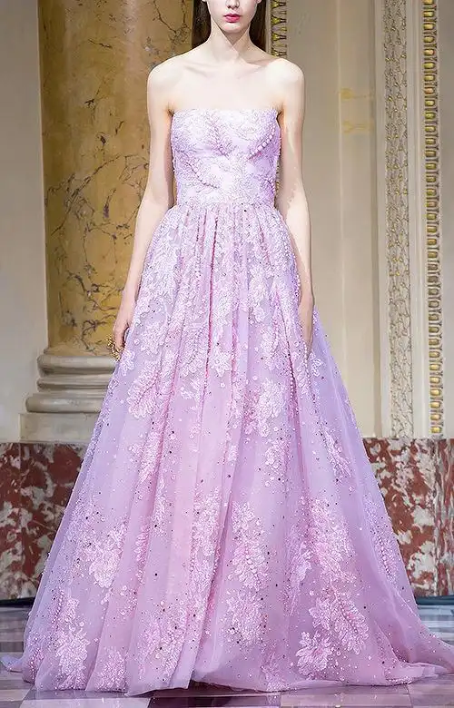 georgeshobeika最美秀场仙女系高定礼服又是春风拂柳时