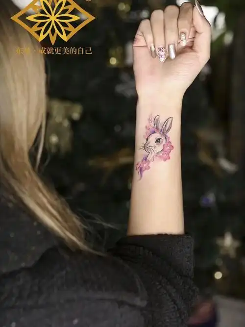 小兔子_纹身图案手稿图片_张轩荣的纹身作品集