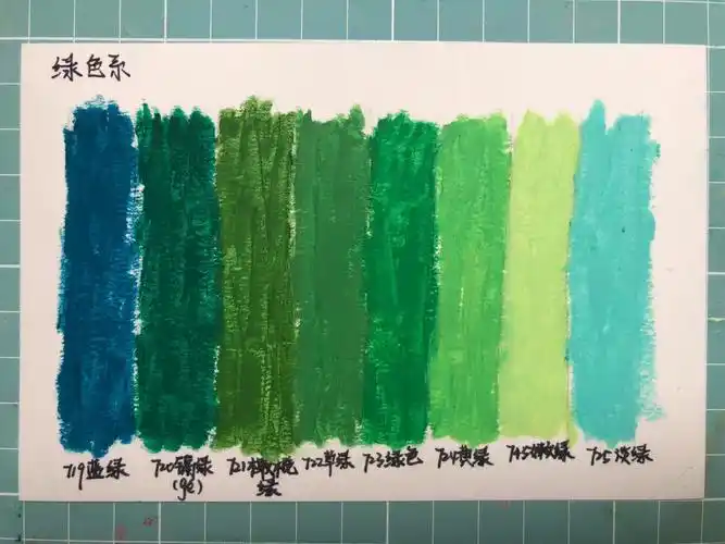 做了绿色系,橙黄系,和红色系色卡,说说你最近最爱什么颜色
