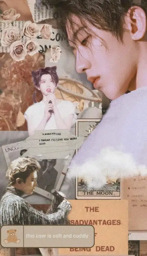 蔡徐坤拼贴壁纸