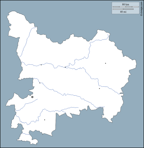 上韦莱省 : 免费地图, 免费的空白地图, 免费的轮廓地图, 免费基地