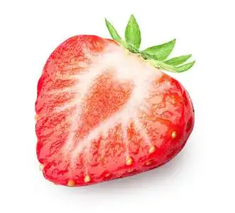 切开的草莓图片