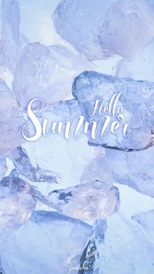 炎炎夏日,简约冷淡风爱壁纸平铺锁屏可爱小清新