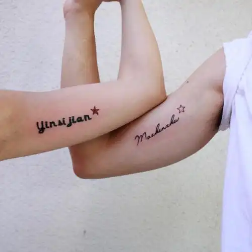 情侣纹身有意义的小图