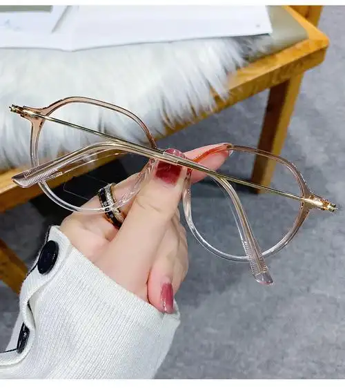 2021新款防蓝光眼镜女小红书同款网红平光镜近视成品可定制老花镜