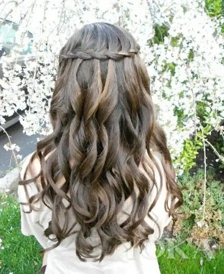 法式瀑布编发 美到让人窒息的惊艳