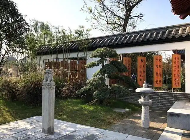 中式古典园林围墙墙角(中式景观围墙)中式古典园林围墙墙角