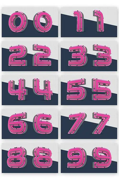 红色2021数字设计