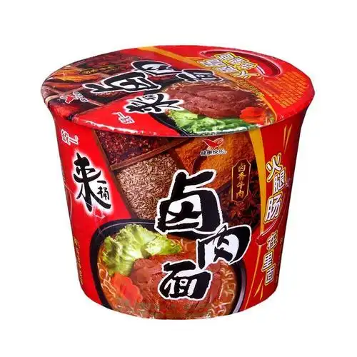 统一来一桶卤香牛肉面115g桶装*12桶 整箱