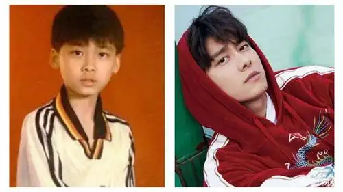 明星们小时候照片,(郑爽,易烊千玺,李易峰等儿时照片惊了!