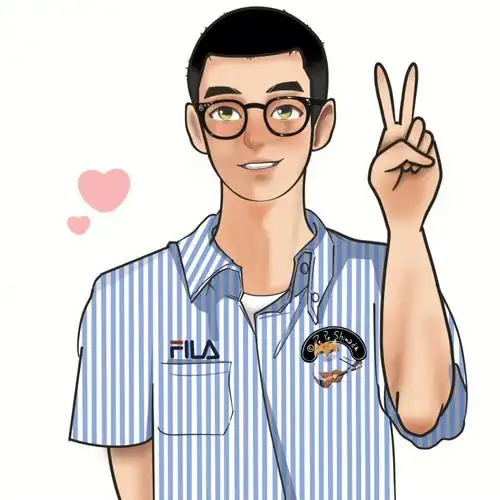 手绘头像  #头像约稿  #寸头男孩  #栗子头插画  #栗子头绘画  #栗子