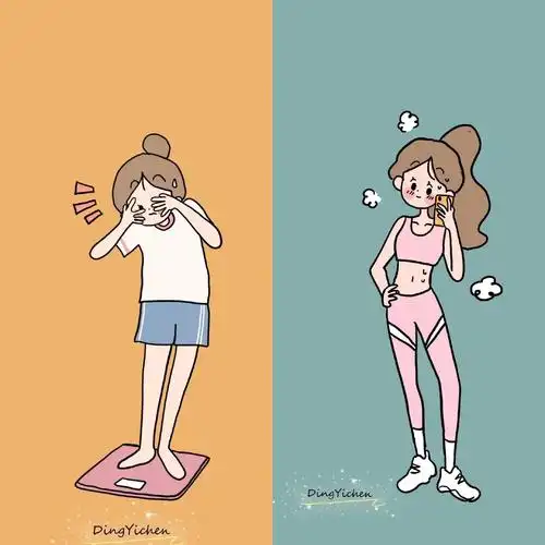 【壁纸】 少女插画减肥壁纸