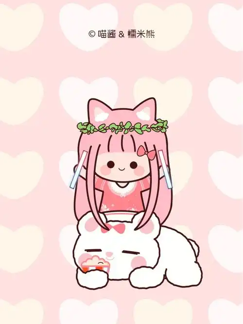 喵酱壁纸喵酱和糯米熊合集78