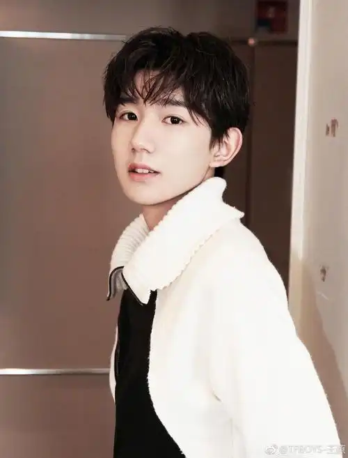 王源的锡纸烫,中分和三七分发型帅呆,打动你的是哪一款发型?