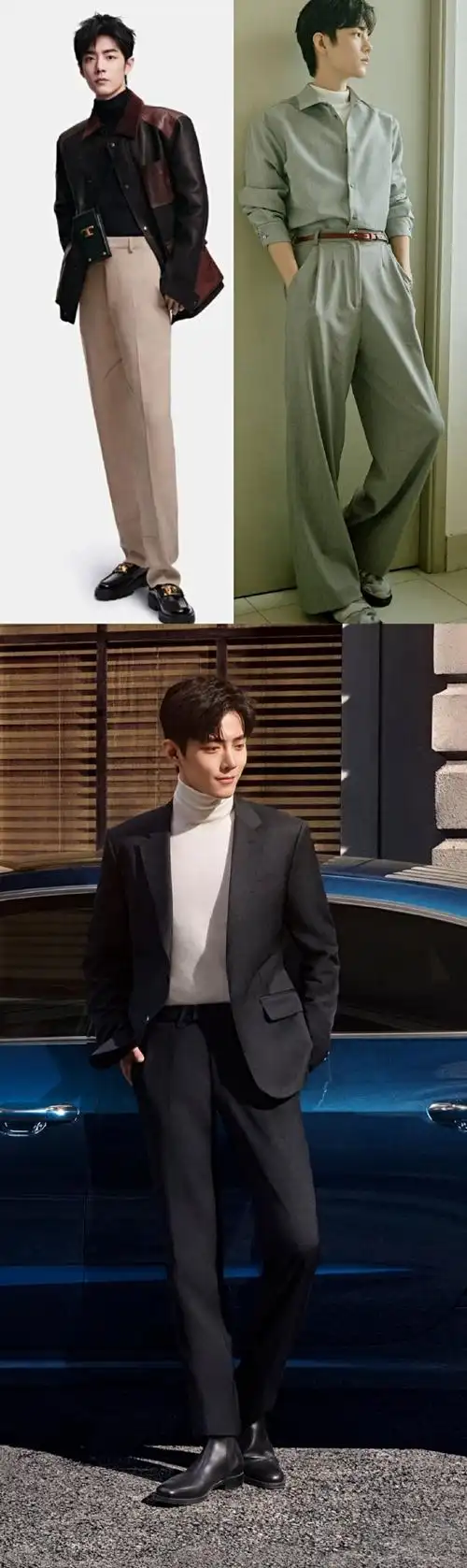 肖战身材比例好绝