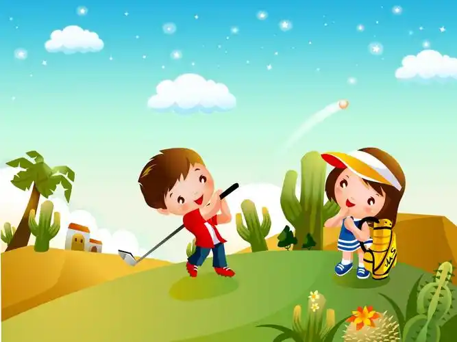 儿童运动会 第二辑-矢量壁纸-高清矢量图片-第3图-娟娟壁纸