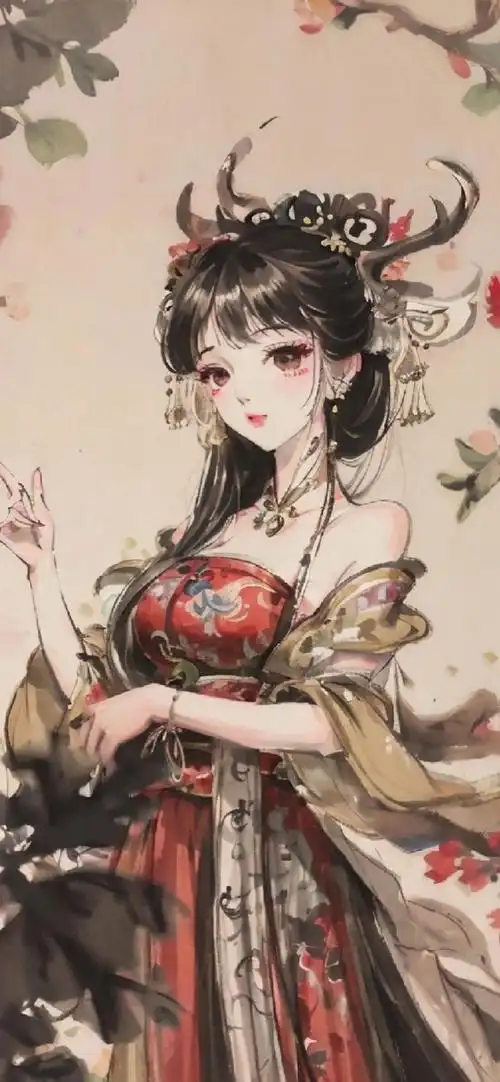 "古风美女插画"cr:未知|#古风壁纸