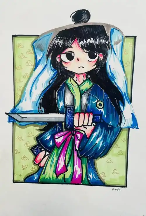 六19班《设计动漫人物形象》