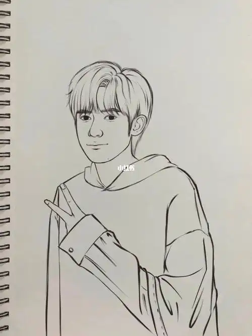 宋亚轩手绘头像