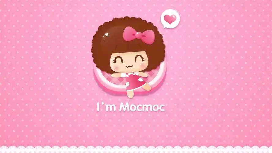 摩丝摩丝粉色系可爱卡通高清图片壁纸