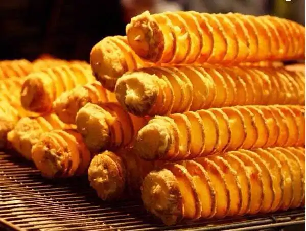 特色油炸培训:旋转薯塔培训 学费低 包教会 随到随学