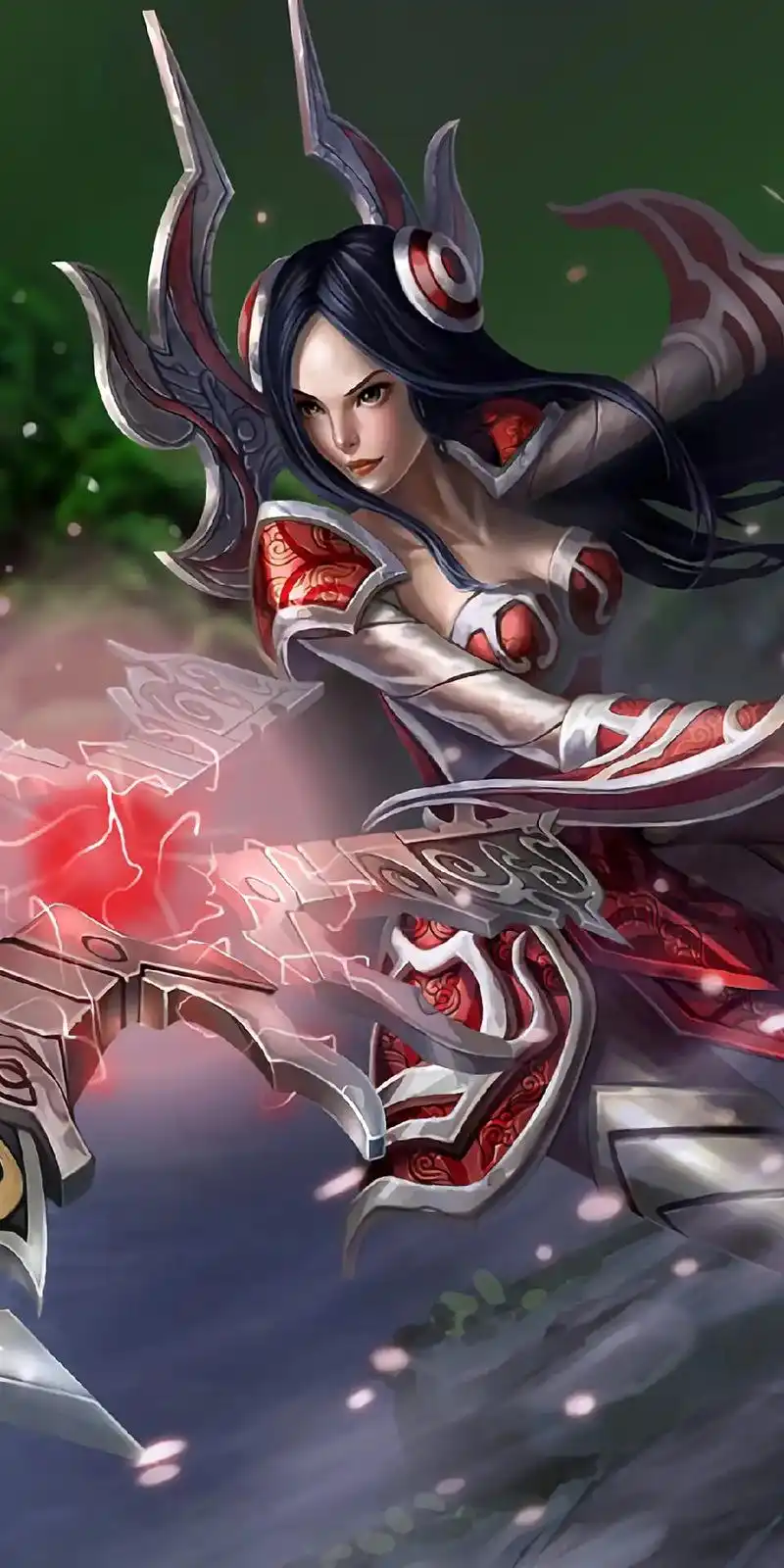 英雄联盟刀锋意志艾瑞莉娅全皮肤原画(老版)#送你一张壁纸 # - 抖音