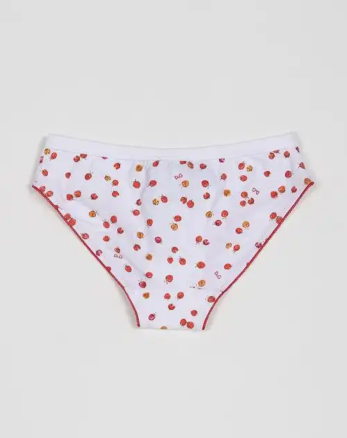 女童三角内裤白红色