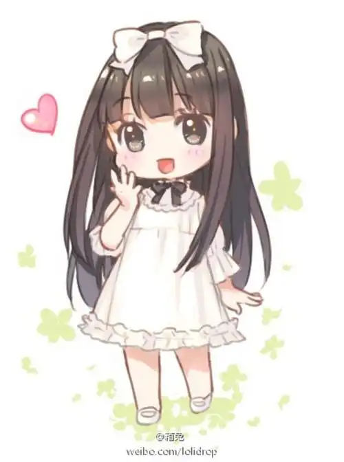 萌q版 二次元 卖萌 插画 动漫