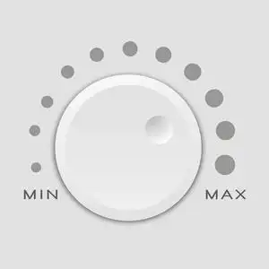 音乐音量按钮.矢量照片