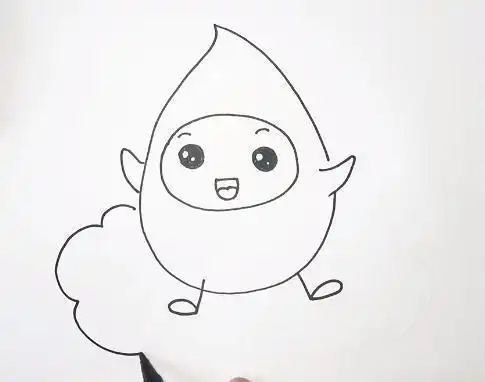 水的简笔画简单又漂亮