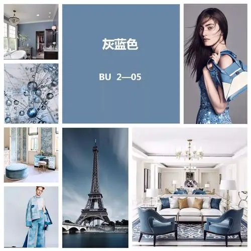 深情的灰蓝色有着蓝色的魔力和灰色的高级,淡淡的舒缓视感解放了身心