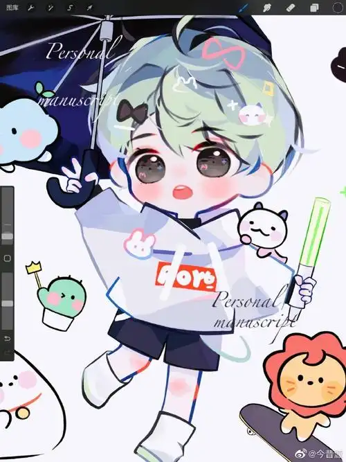 饭绘#王源高远追光的日子#小绿毛突然出现!@tfboys-王源