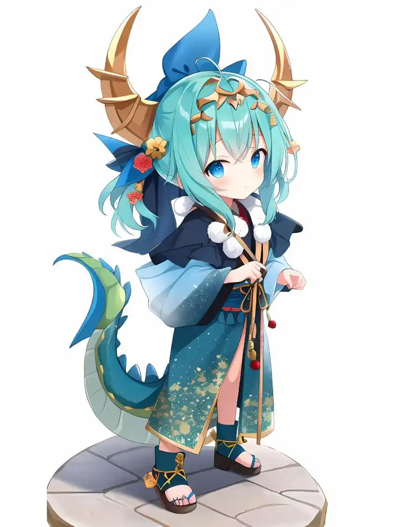 q版二次元小萝莉|龙拟人