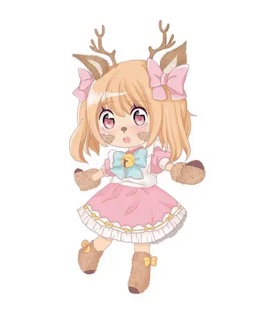 鹿小翎鹿宝的拟人形象