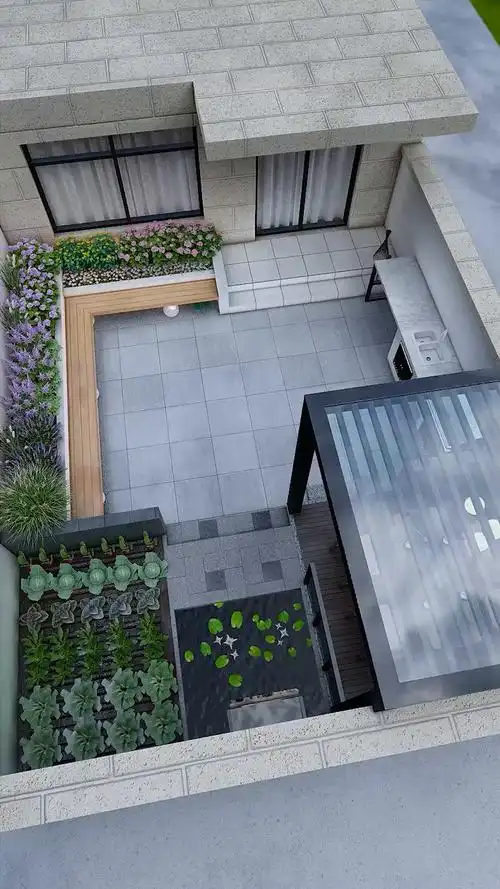 50平小院这样做,再也不担心难打理了!