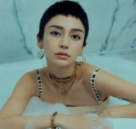 女孩露耳寸头发型图片_女生发型_西子美发网