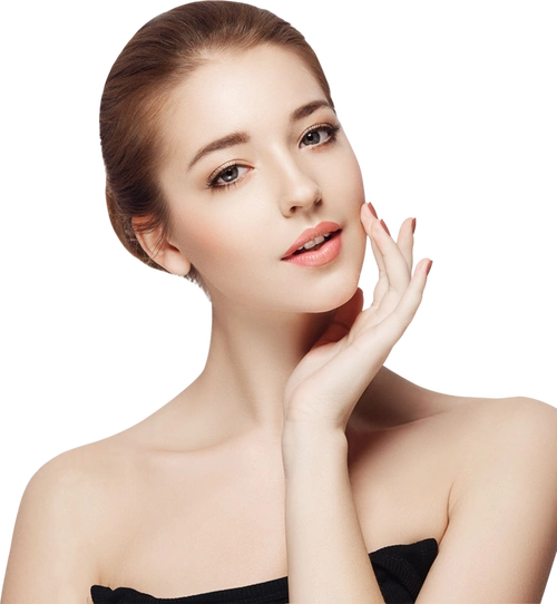 护肤品化妆品模特透明素材png素材免扣人物素材女模特