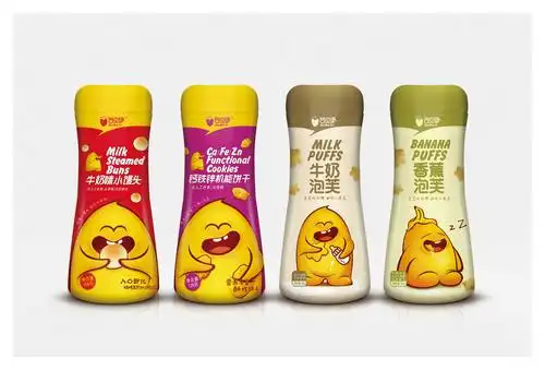 谷贝伊婴幼儿休闲食品系列包装