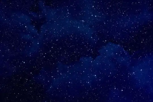 深蓝色星空图片