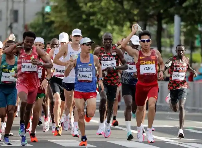 东京奥运会男子马拉松决赛,中国选手杨绍辉获得第19名!