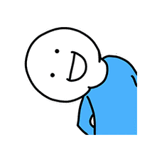 沙雕又可爱的蓝衣小人表情包