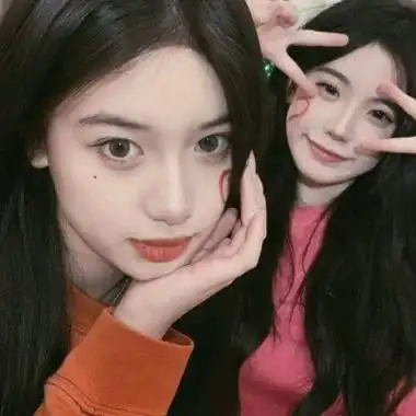 闺蜜头像一对两张霸气有一种治愈的笑叫微笑