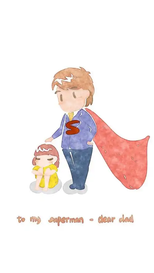 父亲节快乐 父亲节 祝福 图片 素材 节日壁纸