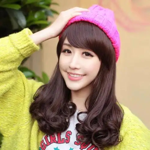 梨花烫发型图片