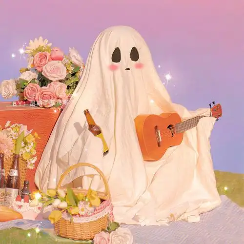 《要做个可爱鬼哟!》原创情侣头像 - 尼脑子瓦特啦 - 图虫