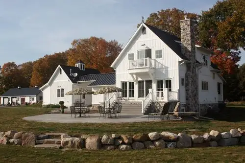 复古田园风格别墅客厅装修效果图